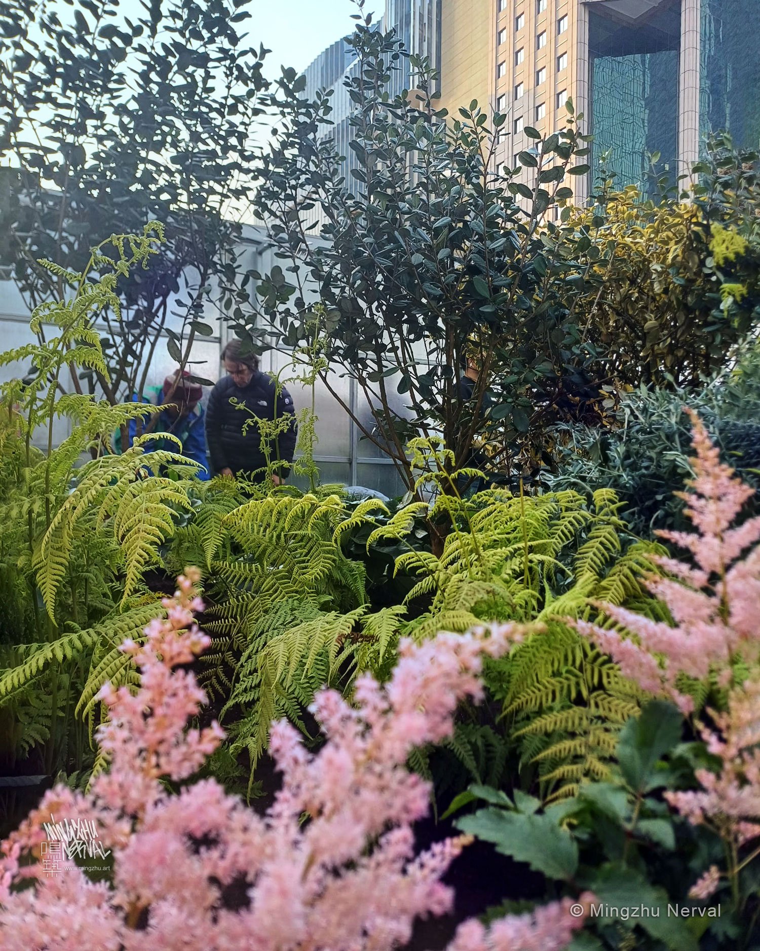 Mingzhu Nerval, landscape design for LOEWE casa in Shanghai